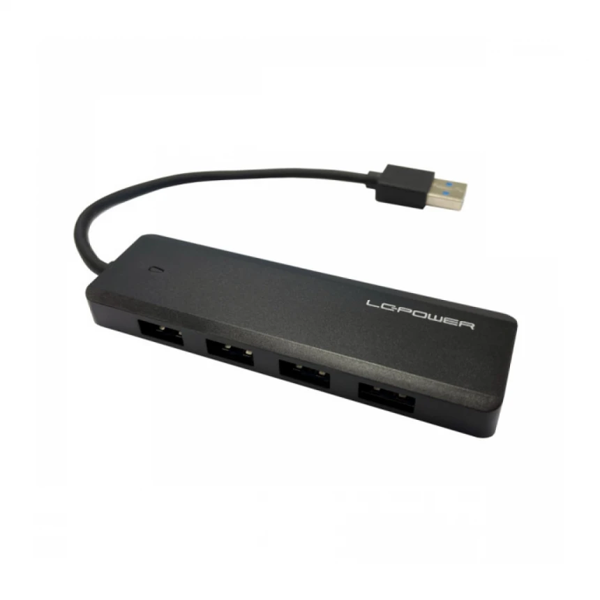 USB HUB LC Power LC-HUB-U3-4-V2 external USB3.2 Gen 1x1 HUB,4xUSB-A, 1xUSB-C,