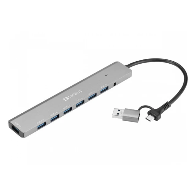USB HUB Sandberg 136-66 USB-A/USB-C 7 port USB 3.0