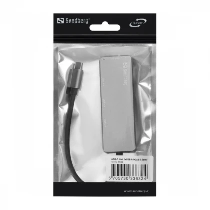 USB HUB Sandberg  336-32 USB-C na 1xUSB3.0+3x2.0 USB
