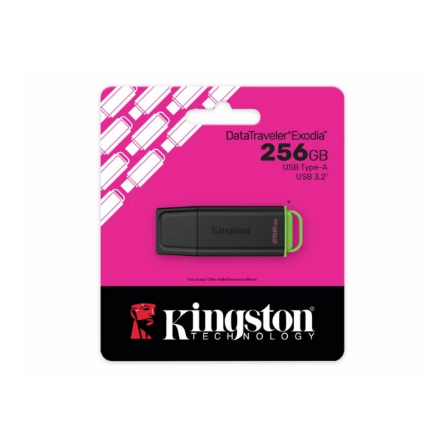 USB memorija KINGSTON DTXG2/256GB/DataTraveler Exodia G2/3.2/crna