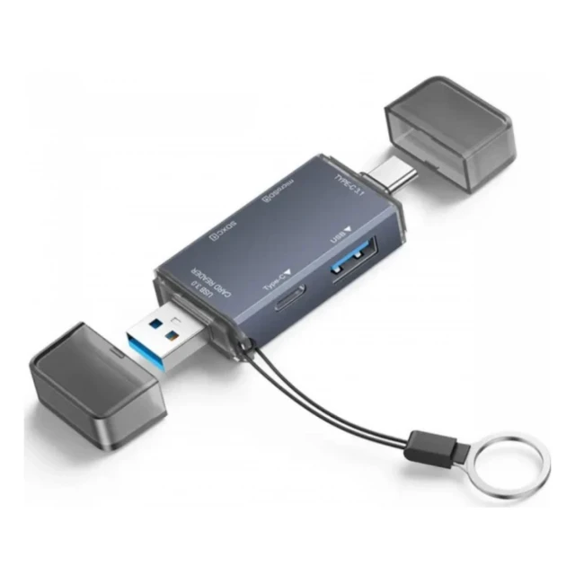 USB smart card reader Kettz KT-CR61 6u1 SD 3.0 TF 5Gbps