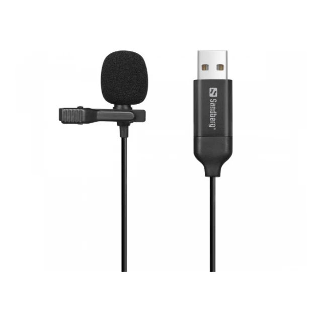 USB streamer mikrofon Sandberg Clip 126-40