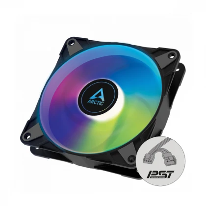 Ventilator 120mm Arctic P12 PWM PST A-RGB Black, ACFAN00231A