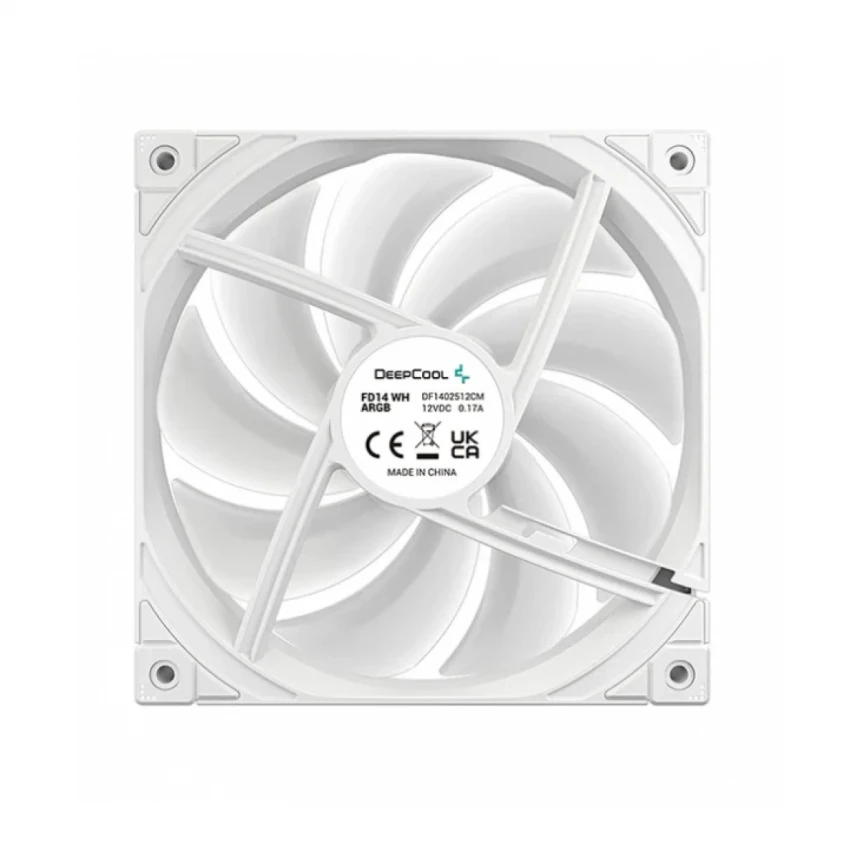 Ventilator 140mm DeepCool FD14 ARGB, R-FD14-WHAPN1-G