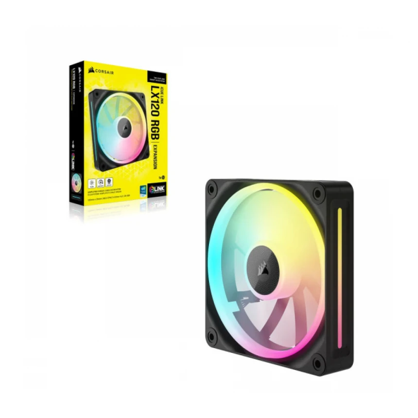 Ventilator Corsair iCUE LINK LX120-R RGB 120mm PWM Reverse Fan, CO-9051049-WW