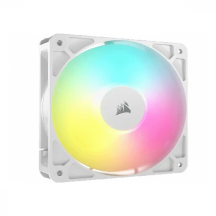 Ventilator Corsair RS120 ARGB 120mm PWM Fan - White,  CO-9050184-WW