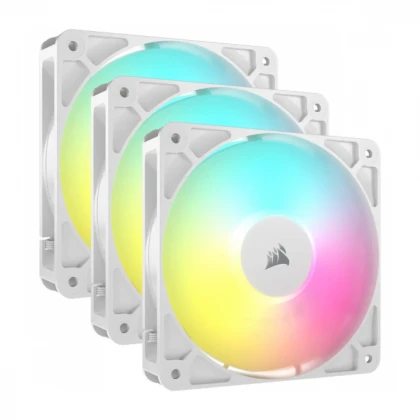 Ventilatori Corsair 3x RS120 ARGB 120mm PWM-Triple Pack - White, CO-9050185-WW