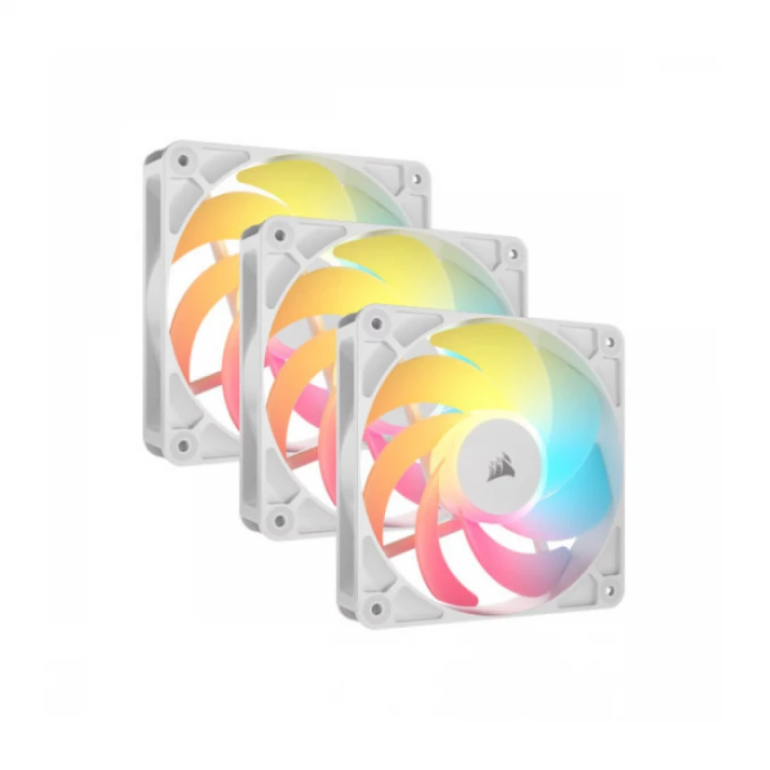Ventilatori Corsair 3x RS120-R ARGB 120mm PWM-Triple Pack - White, CO-9050197-WW