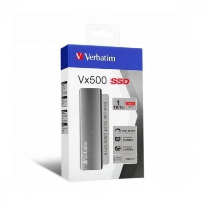 Verbatim ext.SSD Vx500 1TB USB 3.2, USB-C,aluminijumsko kuďż˝iďż˝te (47444)