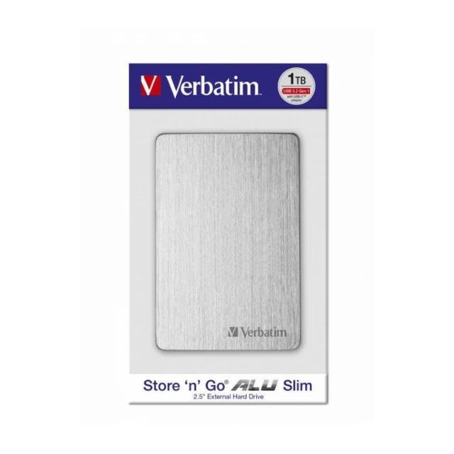 Verbatim HDD 1TB Alu Slim (53663)