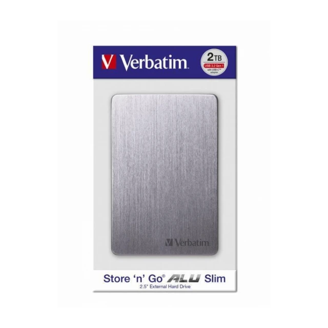 Verbatim HDD 2TB Alu Slim (53665)