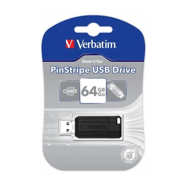 Verbatim Pinst. USB 64GB Blac (49065)