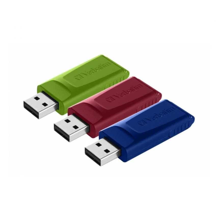 Verbatim Slider USB 3x16GB Pac (49326)