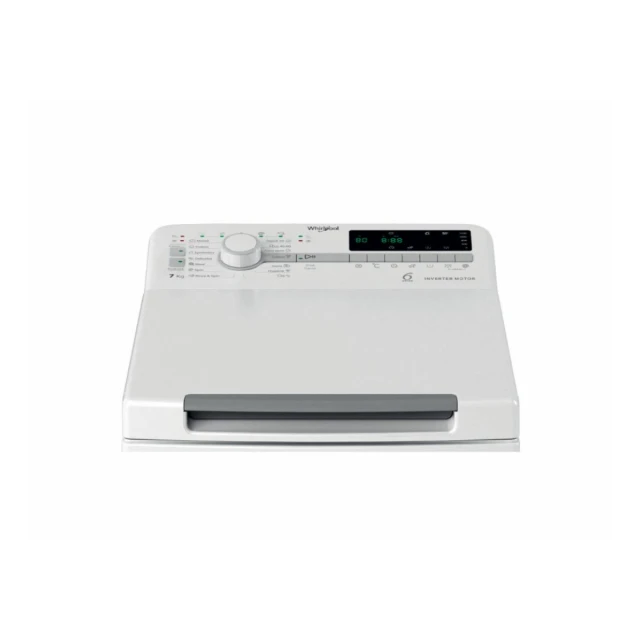 Veš mašina WHIRLPOOL TDLR 7250SS EU/N/ 7kg/1200 obrtaja/B/40x90X60cm/bela