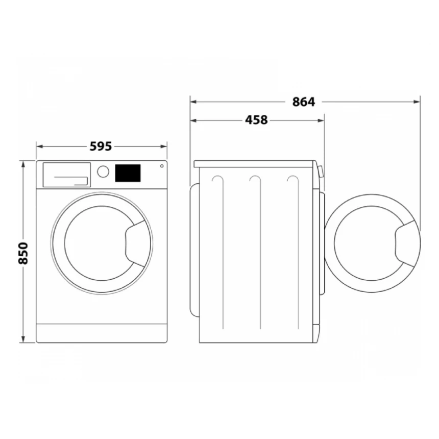 Veš mašina WHIRLPOOL WRBSB 6249 W EU/6kg/1200 obrtaja/C/bela