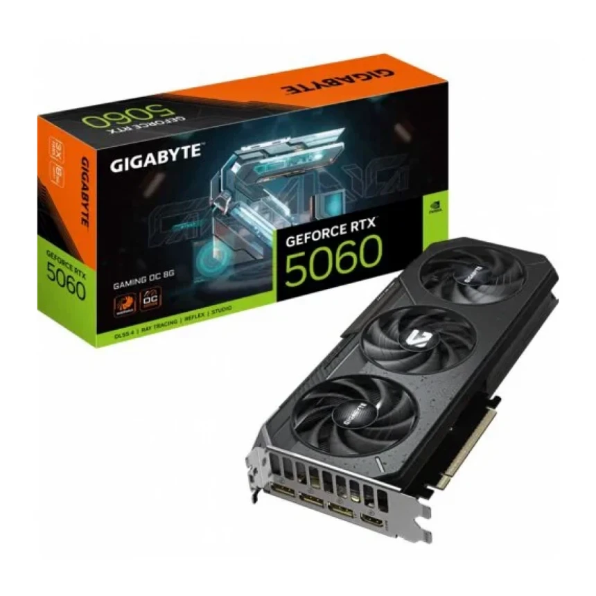 VGA GIGABYTE RTX 5060 GAMING OC 8GB GV-N5060GAMING OC-8GD