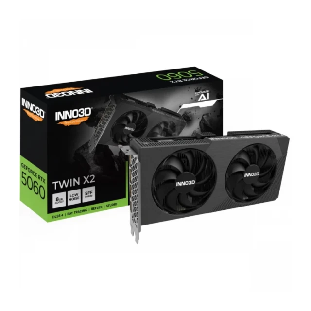 VGA Inno3D RTX 5060 8GB Twin X2 GDDR7, N50602-08D7-195071N
