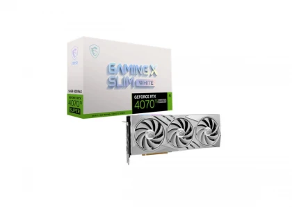 VGA MSI RTX 4070 TI SUPER 16G GAMING X SLIM White