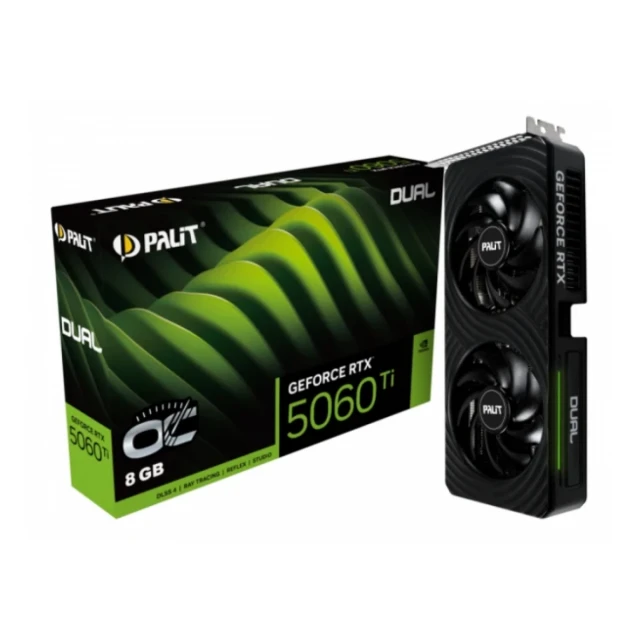 VGA Palit RTX5060 Ti DualOC 8GB NE7506TT19P1-GB2062D