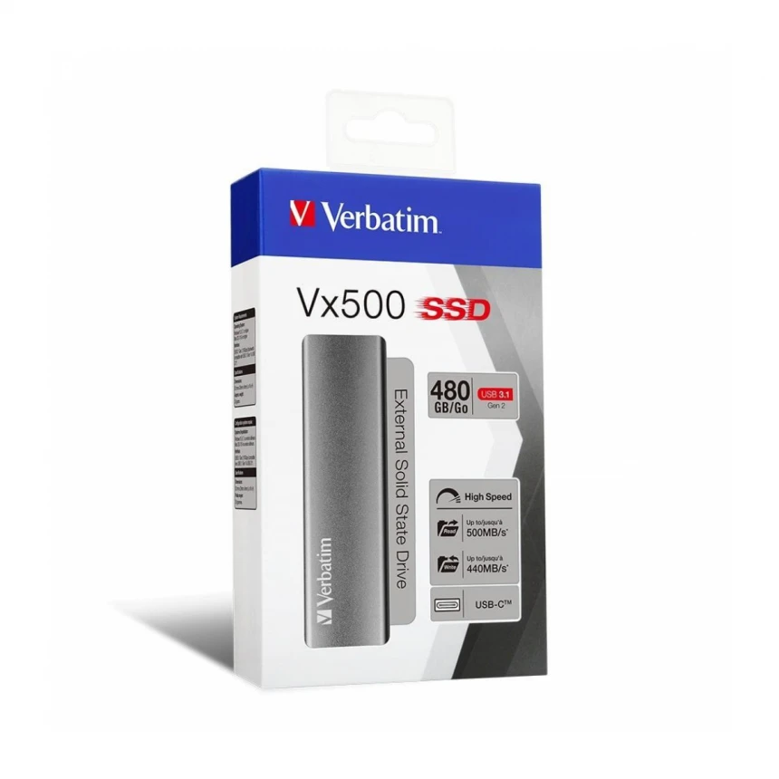 Vx500 EXT.SSD USB 3.1 G2 480GB (47443)
