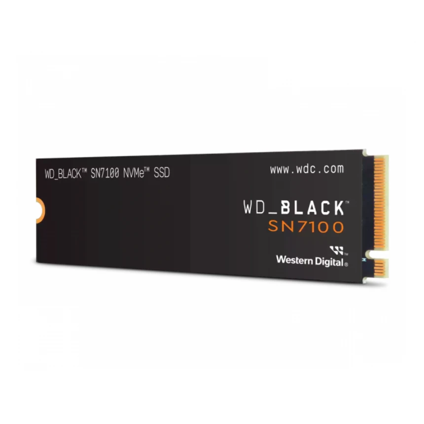 WD 500GB M.2 NVMe SSD Gen4 WDS500G4X0E SN7100 Black