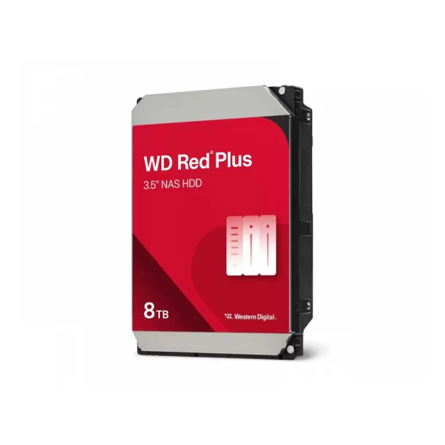 WD 8TB 3.5" SATA III 256MB IntelliPower WD80EFPX Red Plus hard disk