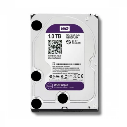 WD HDD Purple 1TB (WD10PURX-64KC9Y0)