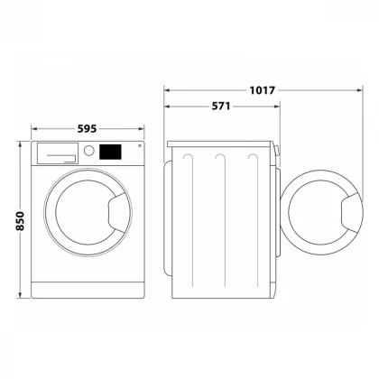 WHIRLPOOL FFB 7259 BV EE inverter mašina za pranje veša 