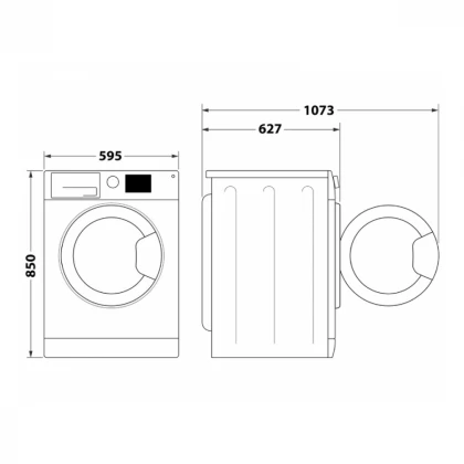 WHIRLPOOL FFB 9469 BV EE mašina za pranje veša 