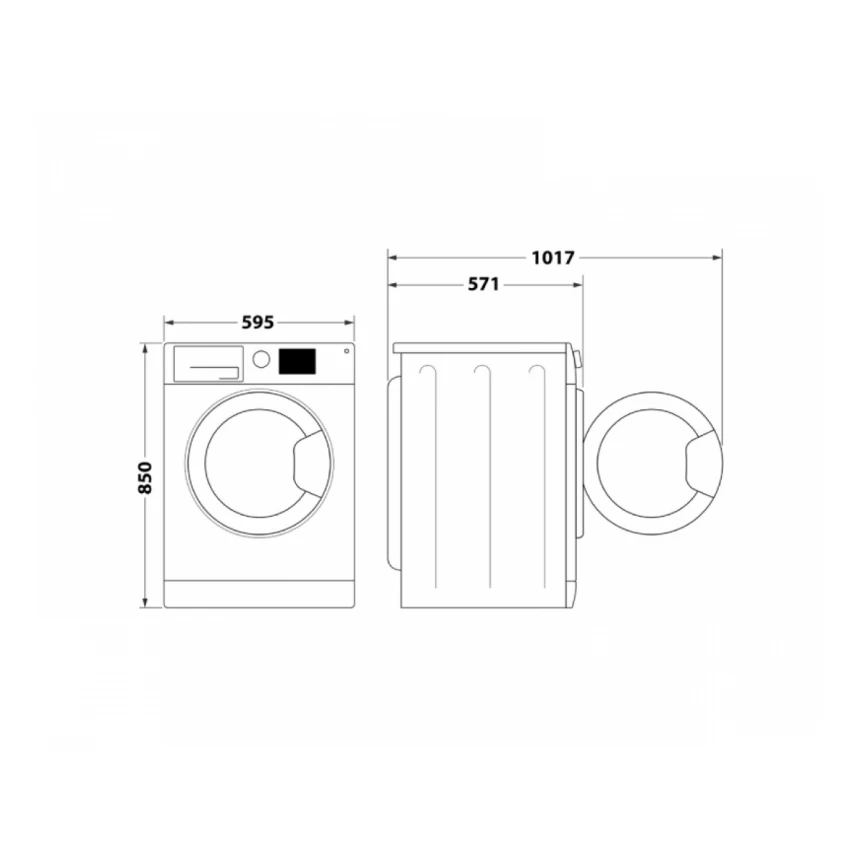 WHIRLPOOL FFL 7269 W EE mašina za pranje veša 
