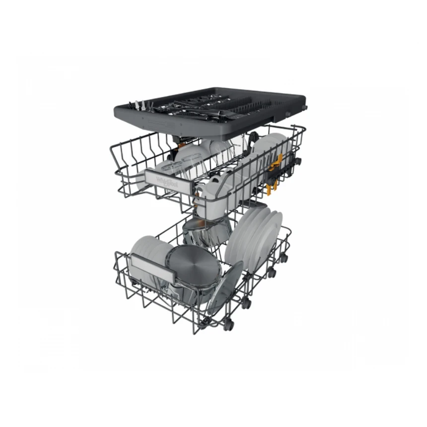 WHIRLPOOL WH6FB10BS7A0X mašina za pranje sudova - 45cm