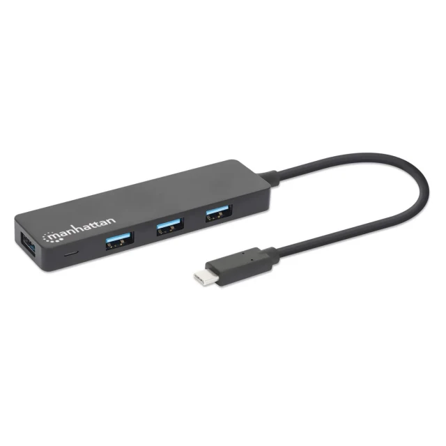 USB HUB USB-C --> 4x USB 3.2, Bus-Powered, Manhattan 164924