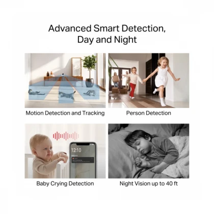 WiFi kamera Mercusys MC200 PTZ/FHD/Micro SD