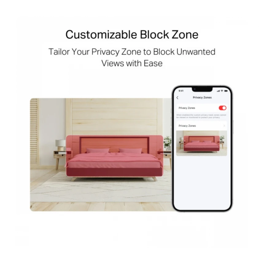 WiFi kamera Mercusys MC210 PTZ/2K/3MP/Micro SD