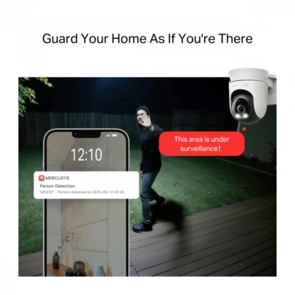 WiFi kamera Mercusys MC510 PTZ/2K/3MP/Micro SD/Outdoor