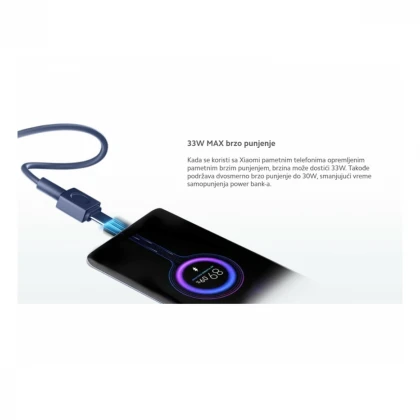 XIAOMI 33W Power Bank 20000mAh (sa integrisanim kablom) plavi GL BHR8975GL 