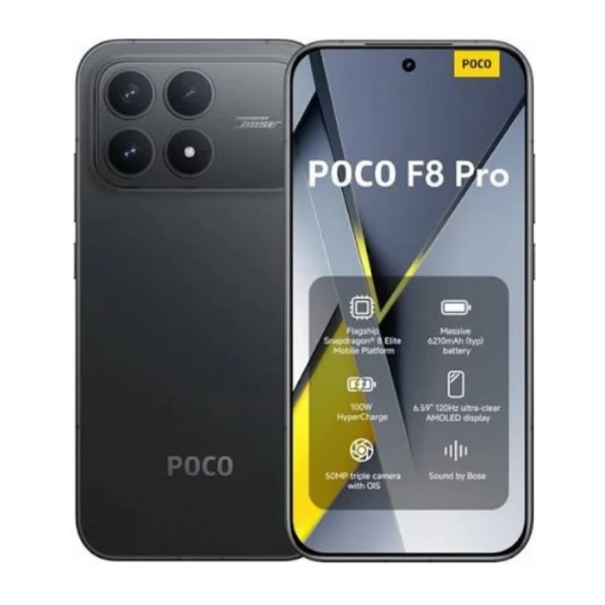 Xiaomi Poco F8 Pro 5G Dual Sim 12GB RAM 256GB Black