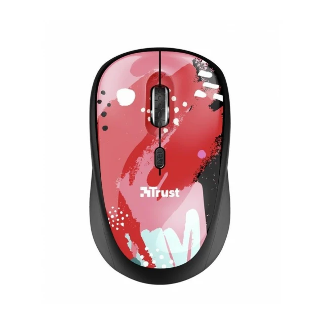 YVI WIRELESS MOUSE RED BRUSH (24440)