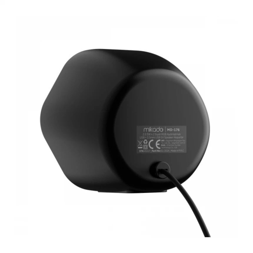 Zvučnici 2.0 Mikado MD-176 3Wx2 USB + 3.5mm