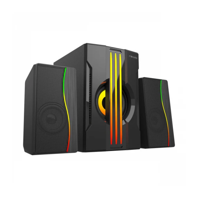 Zvučnici 2.1 Mikado MD-254 25W USB, SD,Bluetooth crni