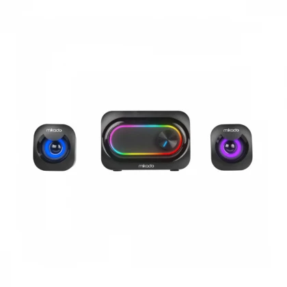 Zvučnici 2.1 Mikado MD-511 3Wx2 RGB LED,  USB