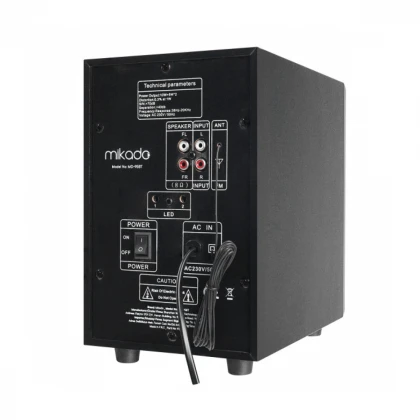 Zvučnici 2.1 Mikado MD-95BT 20W FM, Bluetooth, SD, USB crni