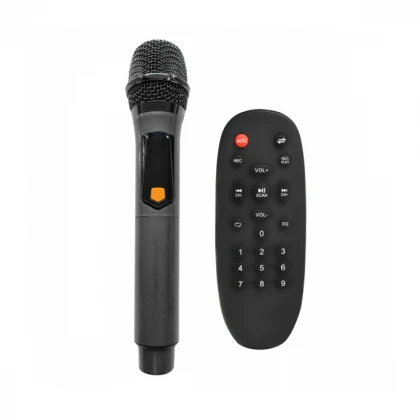 Zvucnik Mikado MD-103KP 200W, 12V 14000mAh USB, Bluetooth, micro SD crni