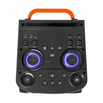 Zvucnik Mikado MD-103KP 200W, 12V 14000mAh USB, Bluetooth, micro SD crni