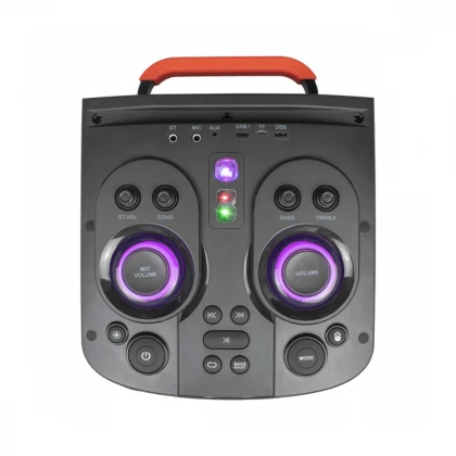 Zvucnik Mikado MD-104KP 200W, 12V 14000mAh USB, Bluetooth, micro SD crni