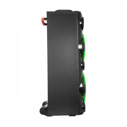 Zvucnik Mikado MD-104KP 200W, 12V 14000mAh USB, Bluetooth, micro SD crni