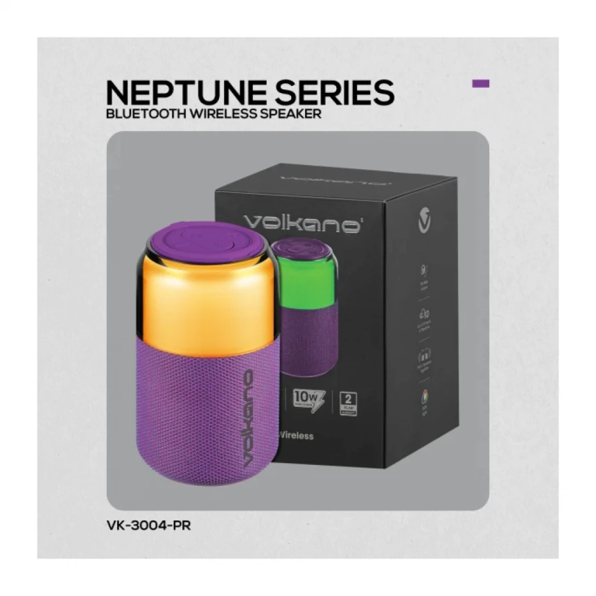 Zvučnik Volkano Neptune Bluetooth Wireless ljubicasti VK-3004-PR