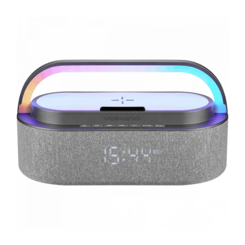 Zvučnik+Alarm+Wireless punjač za mob Volkano Dawn VK-3132-GR