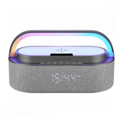 Zvučnik+Alarm+Wireless punjač za mob Volkano Dawn VK-3132-GR